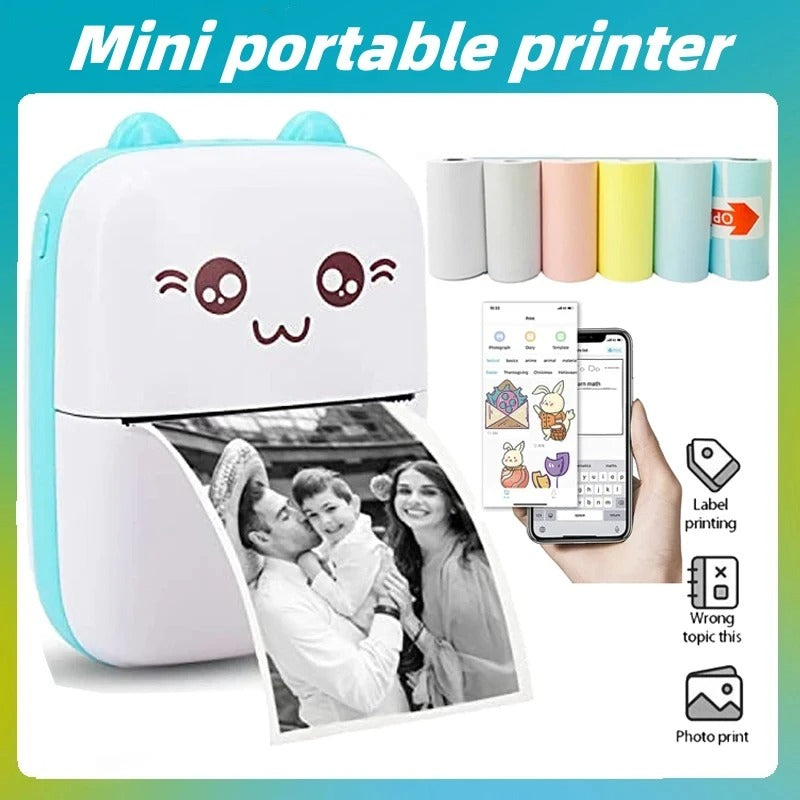 Portable BT Mini Thermal Printer